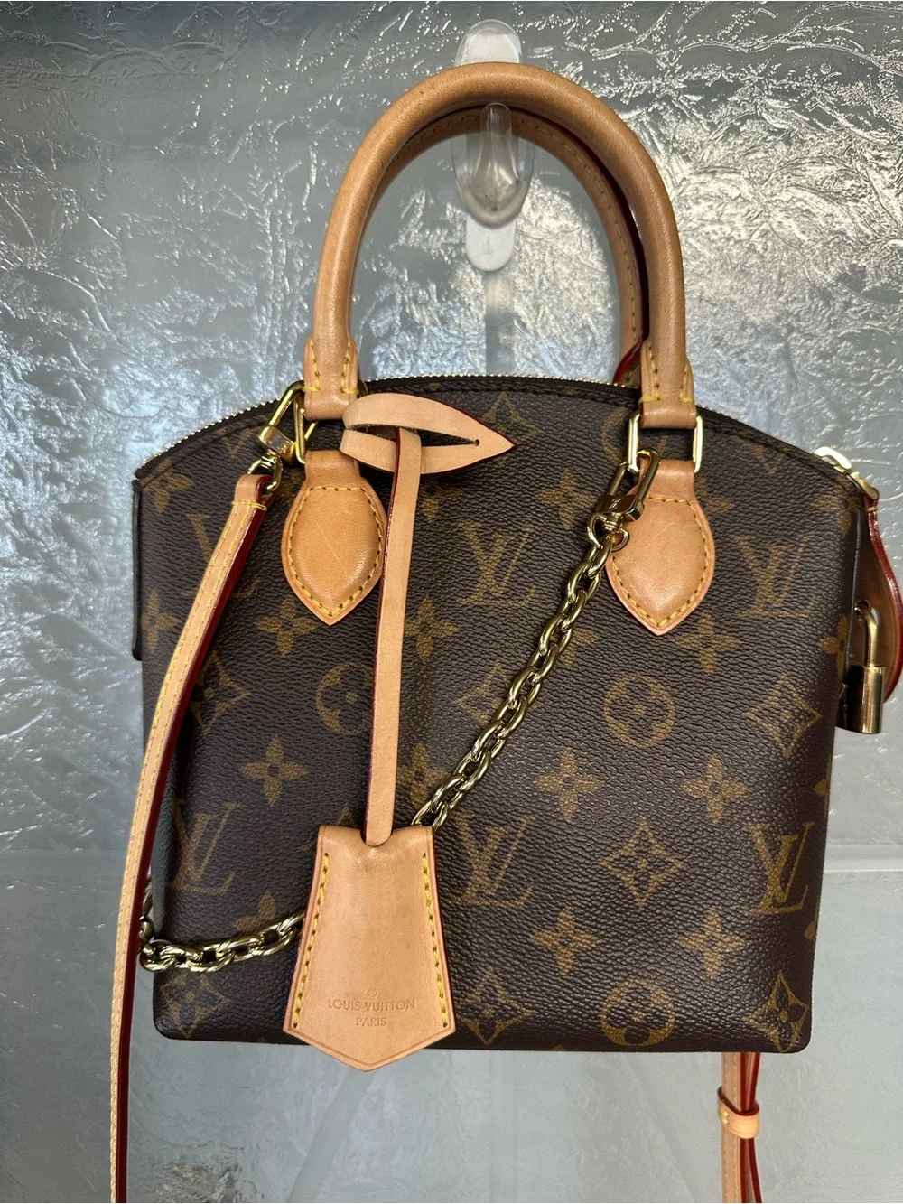 Authentic Louis Vuitton Monogram Canvas Lockit BB and accessories